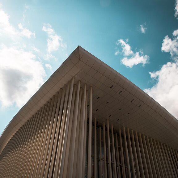 Philharmonie Luxembourg, concert hall and orchestra on the Kirchberg